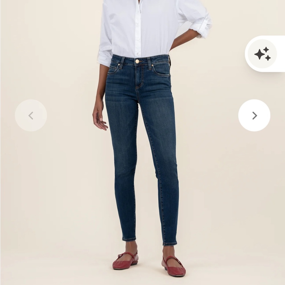 Kut from the Kloth Dark Blue Skinny Jeans